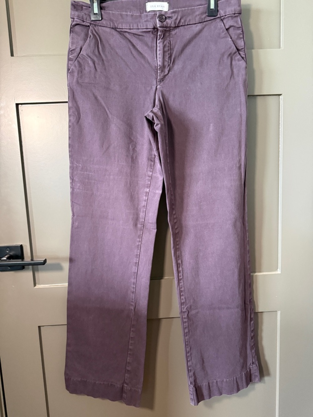 LILA RYAN Mauve Straight-Leg Pants - Stitch Fix